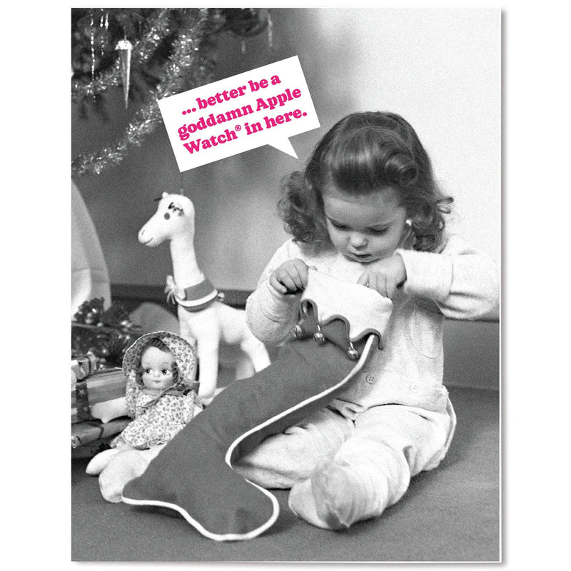 Goddamn Apple Watch Christmas Card