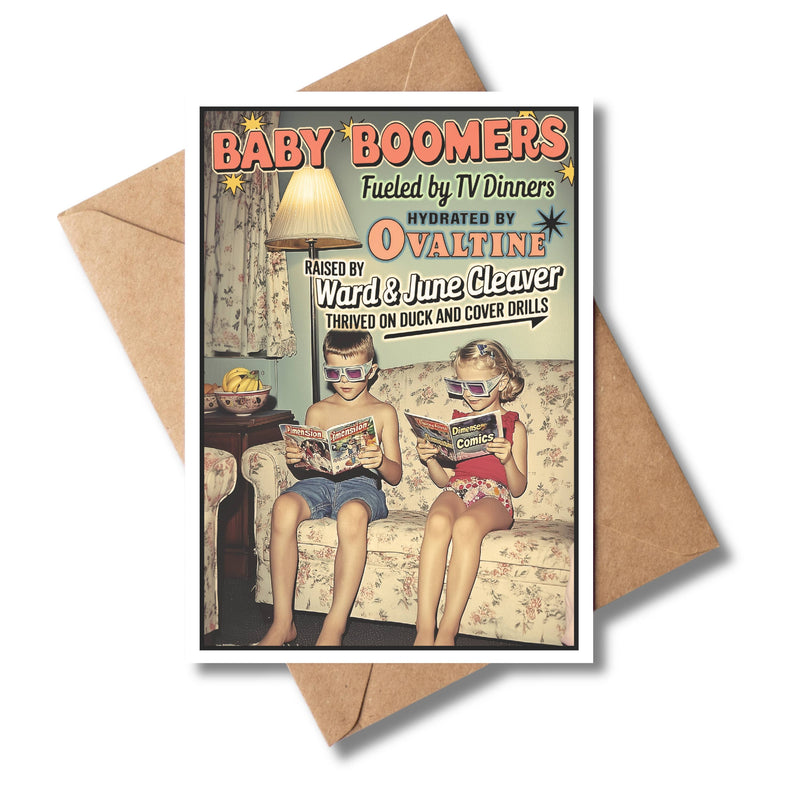 Baby Boomers Greeting Card