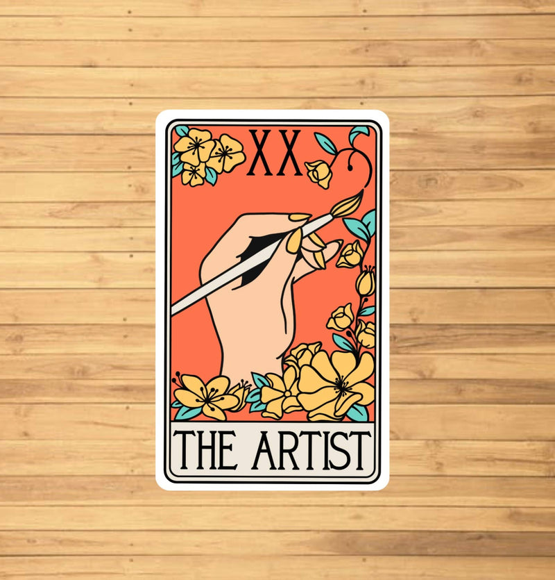 The Artist Tarot Card Sticker