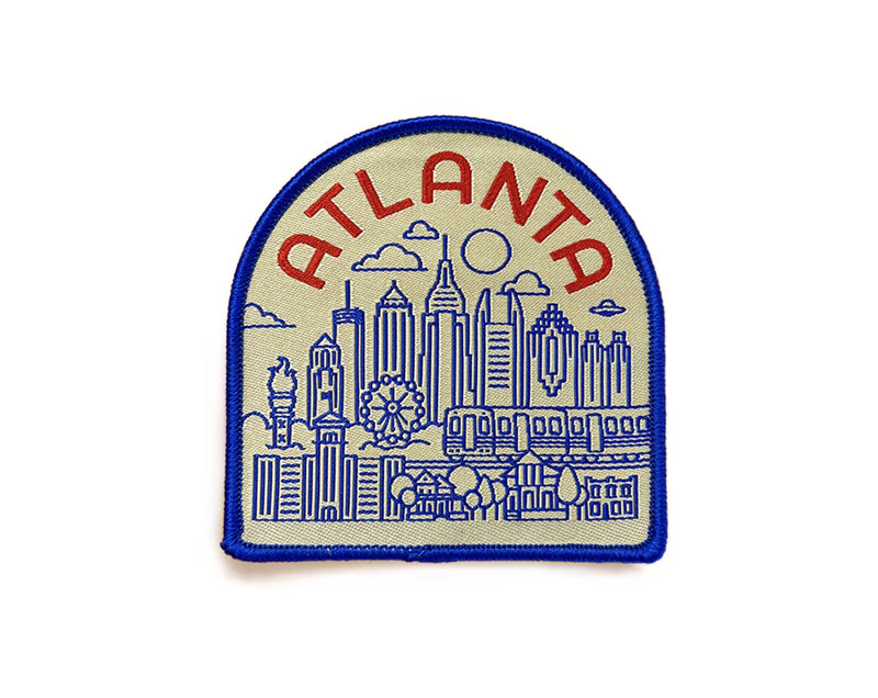 Atlanta City Skyline Patch