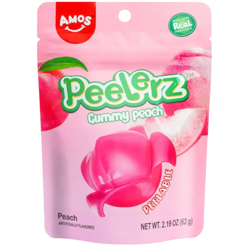 Amos Peelerz Peach 6oz Bag