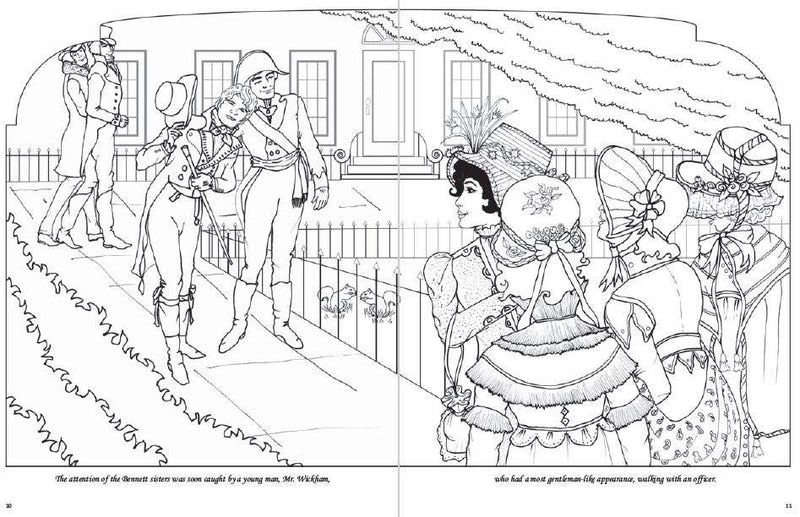 The Pride And Prejudice Coloring Book