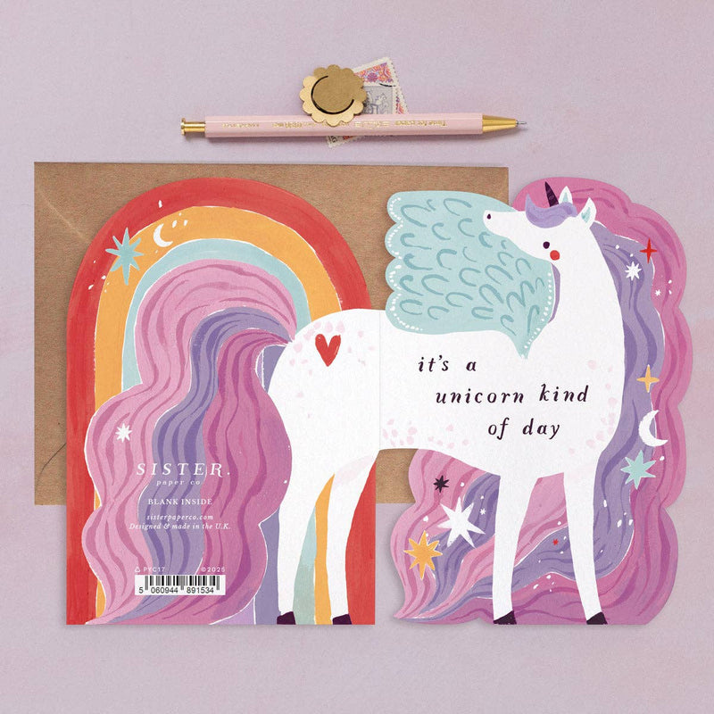 Unicorn Kind of Day Birthday Card