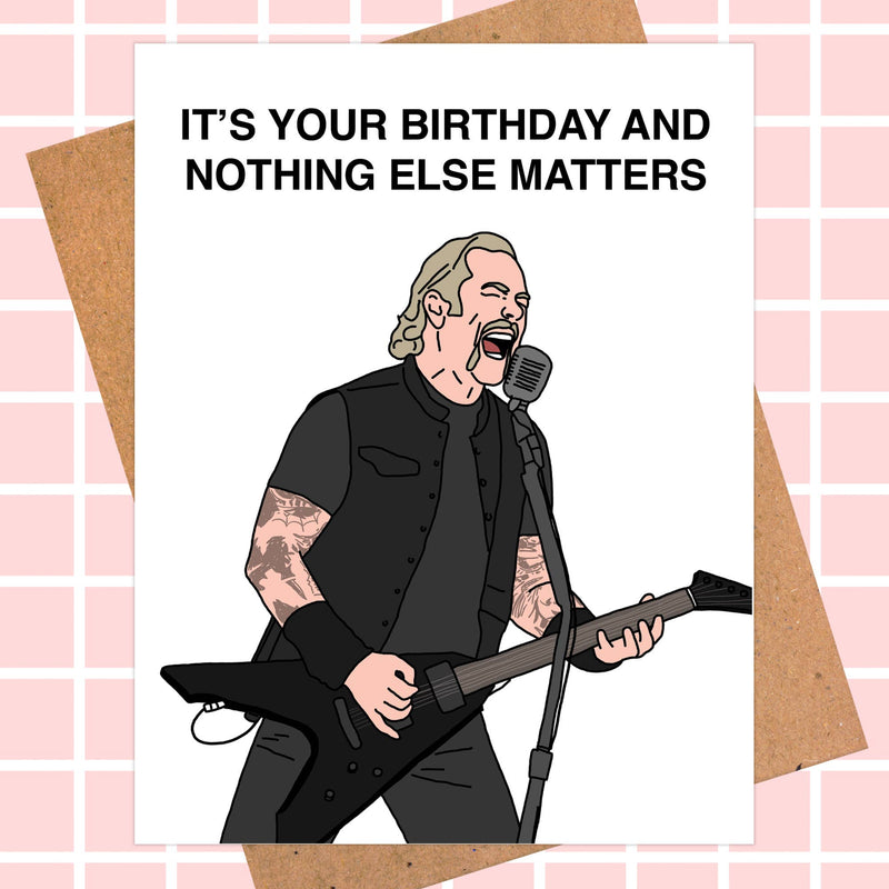 Metallica Birthday Card