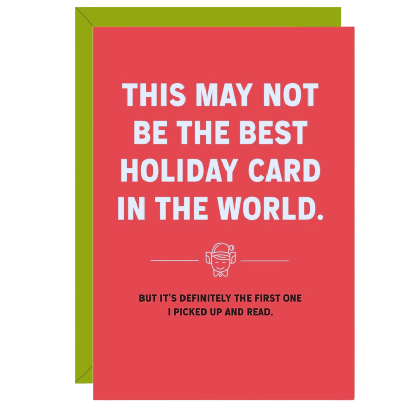 May Not Be The Best Holiday Card