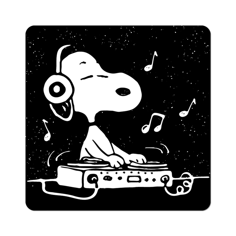 DJ Snoopy Sticker