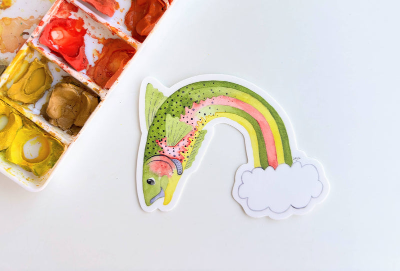 Rainbow Trout Fish Sticker