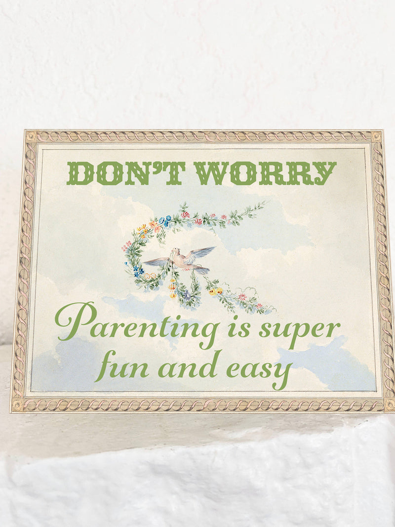 Parenting is Easy and Fun Card