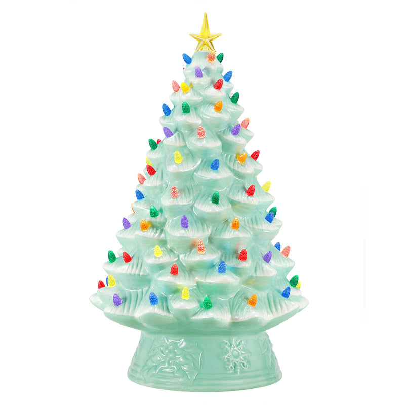 18" Nostalgic Tree - Seafoam