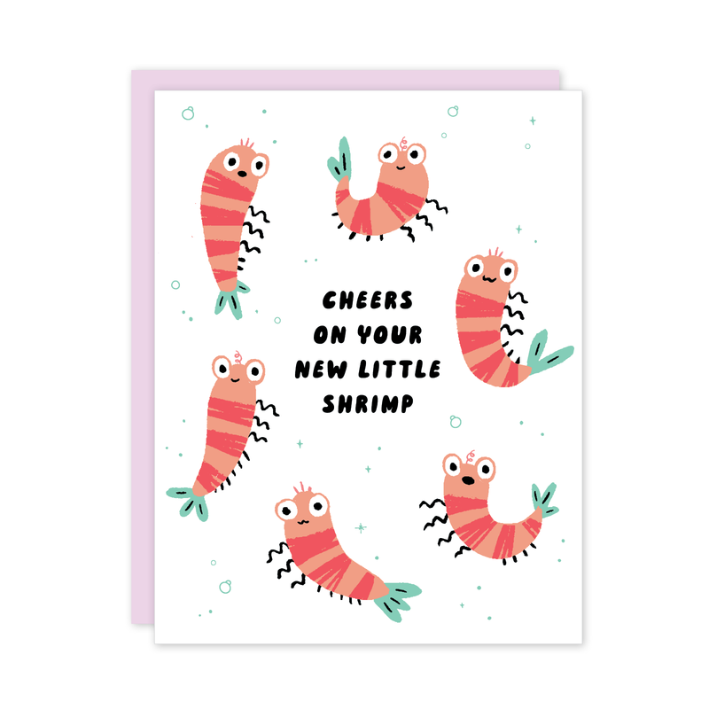 Little Shrimp New Baby Card