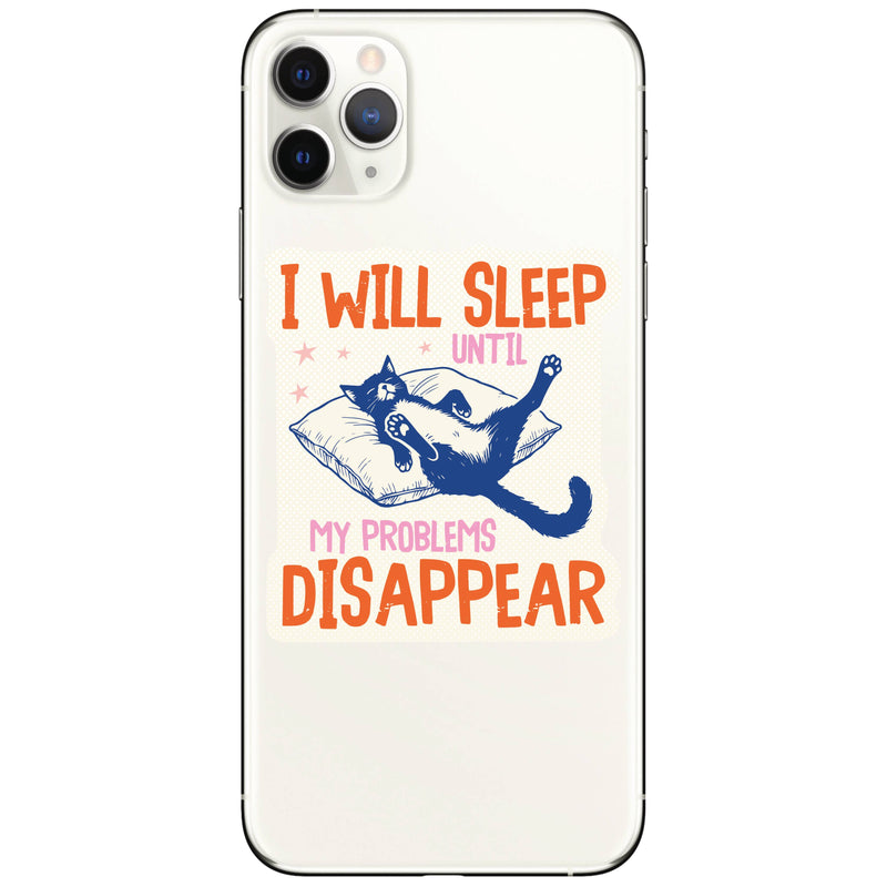 Sleep Until Problems Disappear Sticker