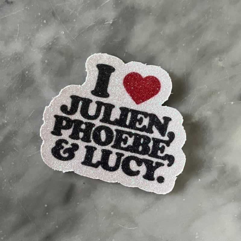 Boygenius Glitter Sticker