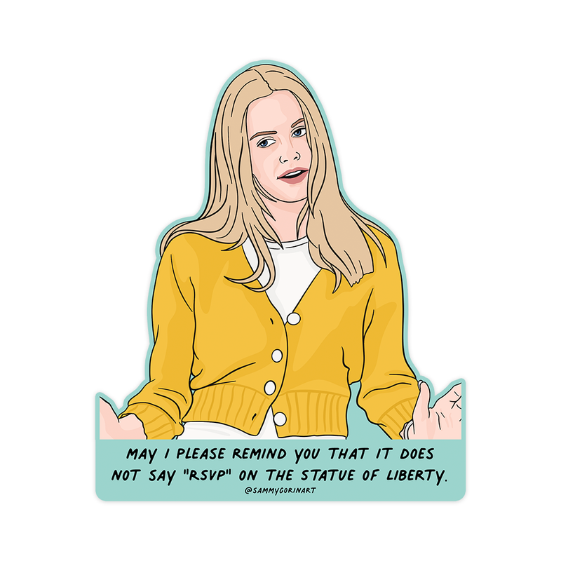 May I Please Remind You Cher Sticker