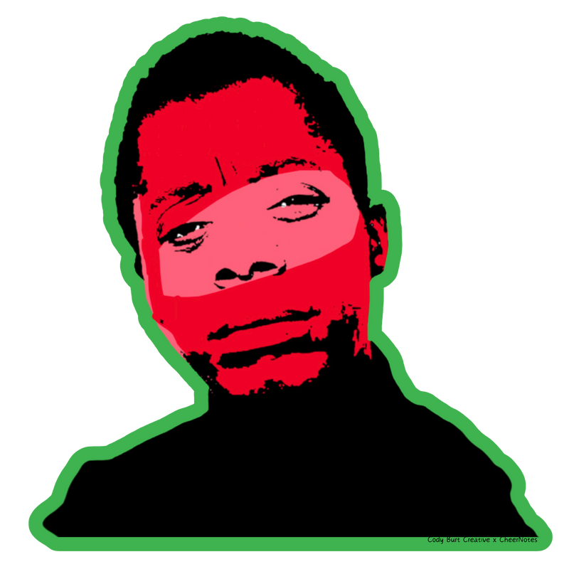 James Baldwin Icon Sticker