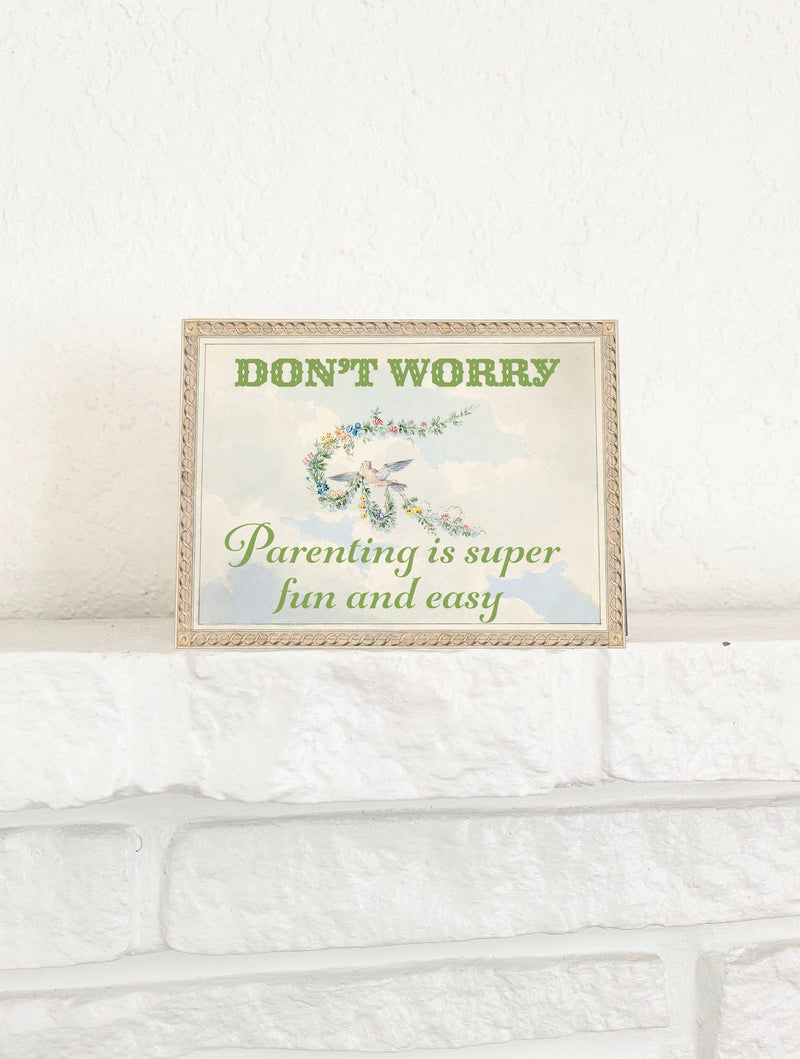 Parenting is Easy and Fun Card