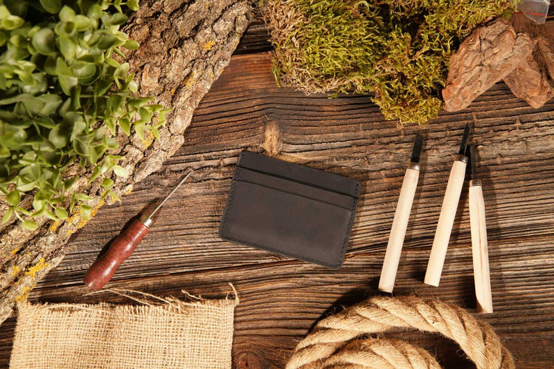 Leather Card Holder Wallet