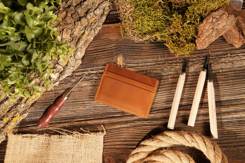 Leather Card Holder Wallet