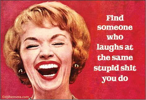 Find Someone Who Laughs Magnet