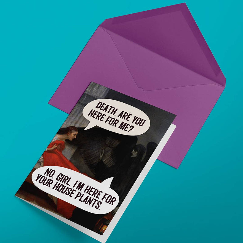 Congrats on Escaping Death Birthday Card