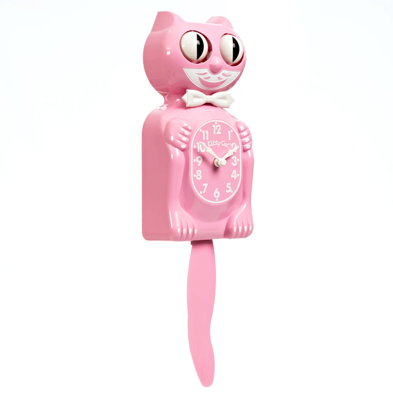 Pink Satin Kitty-Cat Klock