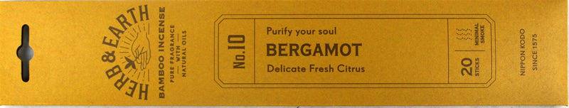 Bergamot Incense - Nippon Kodo Herb & Earth