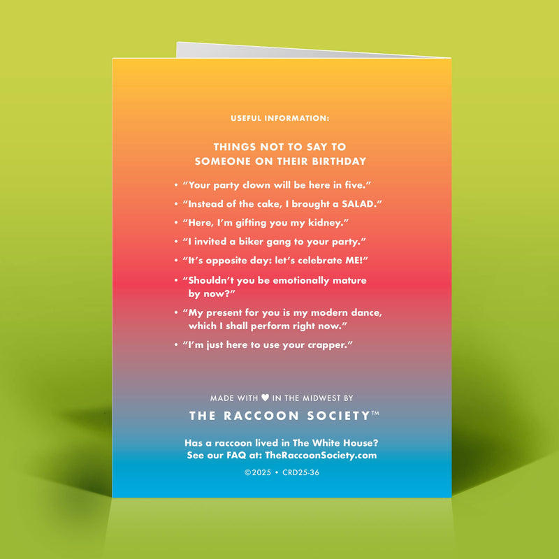 Fancy Boy Birthday Card