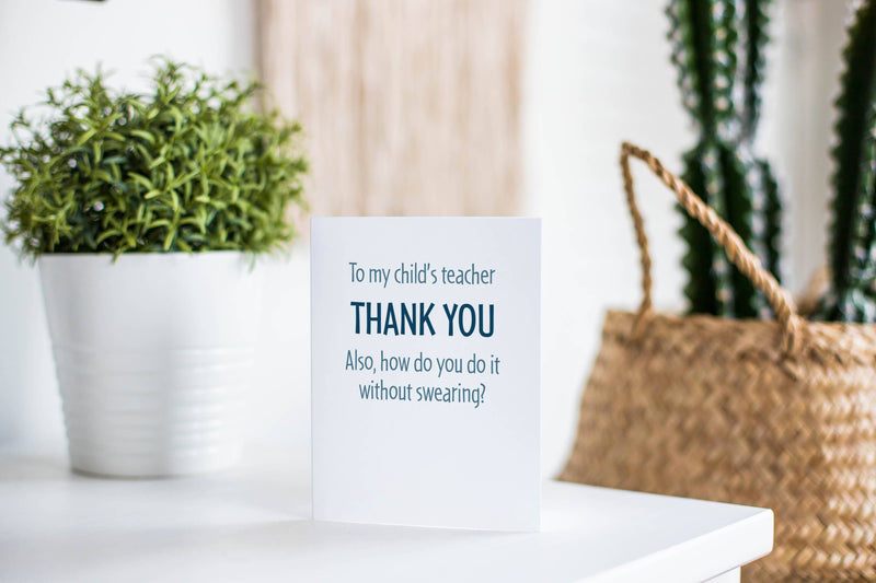 Teacher Thank You Card
