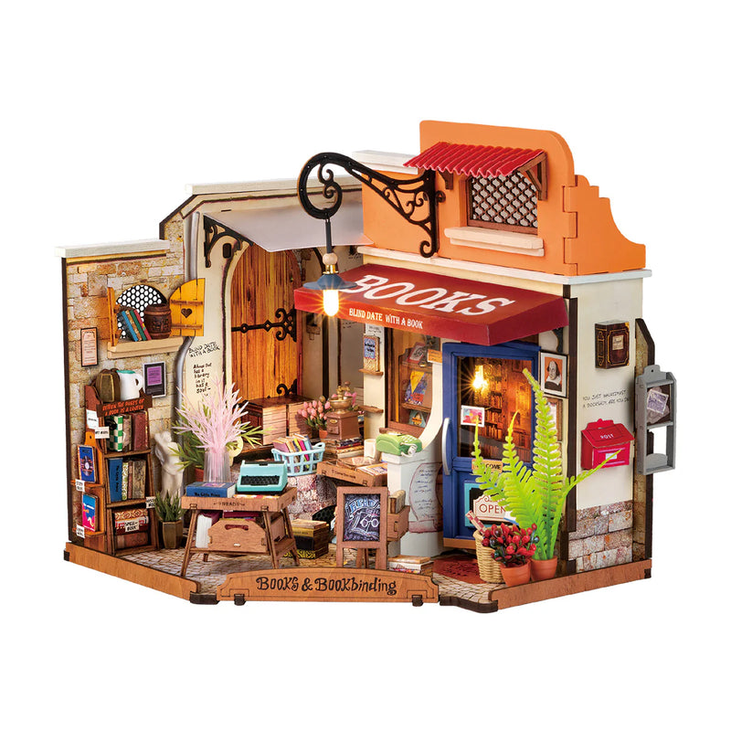 Corner Bookstore DIY Miniature Kit