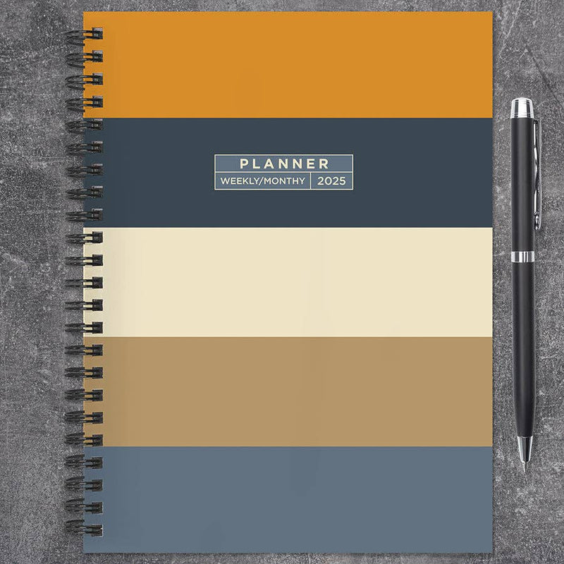 2025 Elemental Stripes Planner - Medium