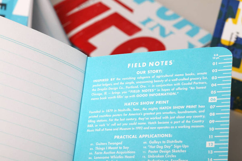 Hatch Show Print Memo Book 3-Pack