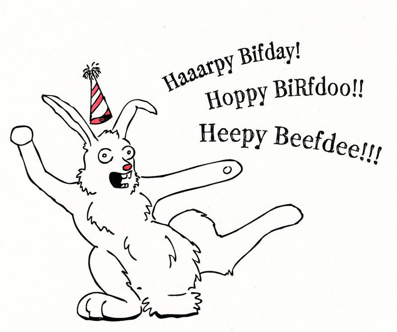 Heepy Birthday Greeting Card