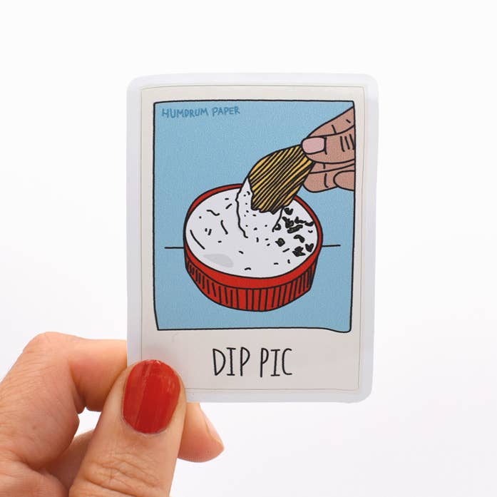 Dip Pic Chip Sticker