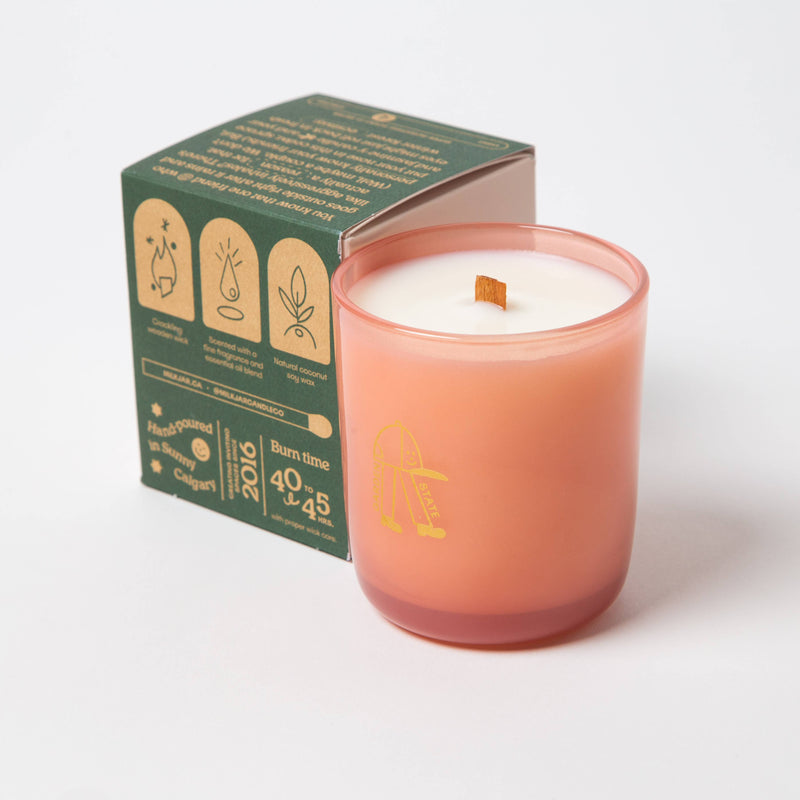 Garden State Coconut Soy 8oz Candle - Cedar & Cassis