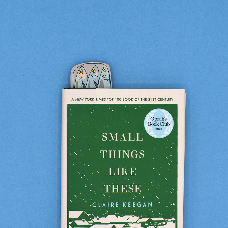 Tinned Fish Die Cut Bookmark