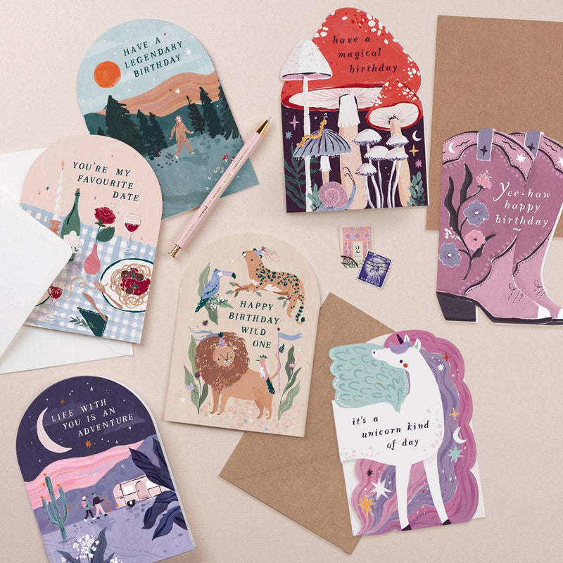Unicorn Kind of Day Birthday Card