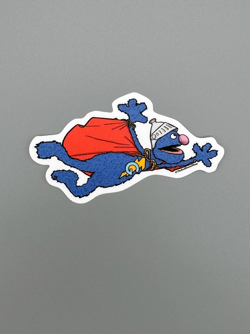 Super Grover Sticker - Sesame Street