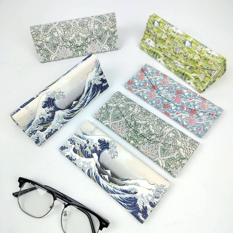 The Great Wave Folding Glasses Case