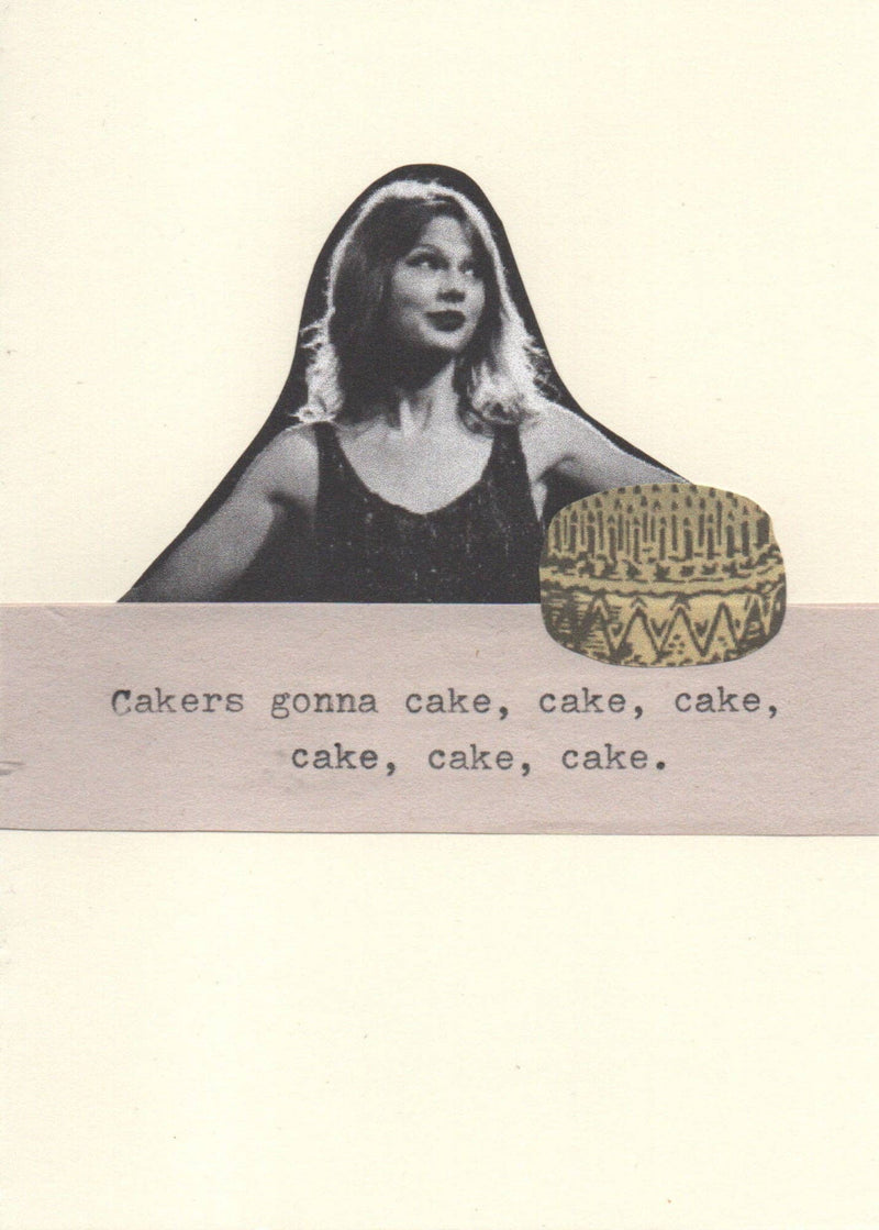 Taylor Swift Cakers Gonna Cake Birthday Card