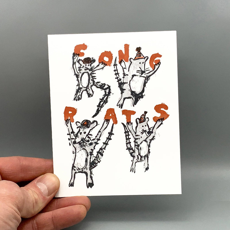 Congrats Rats Card