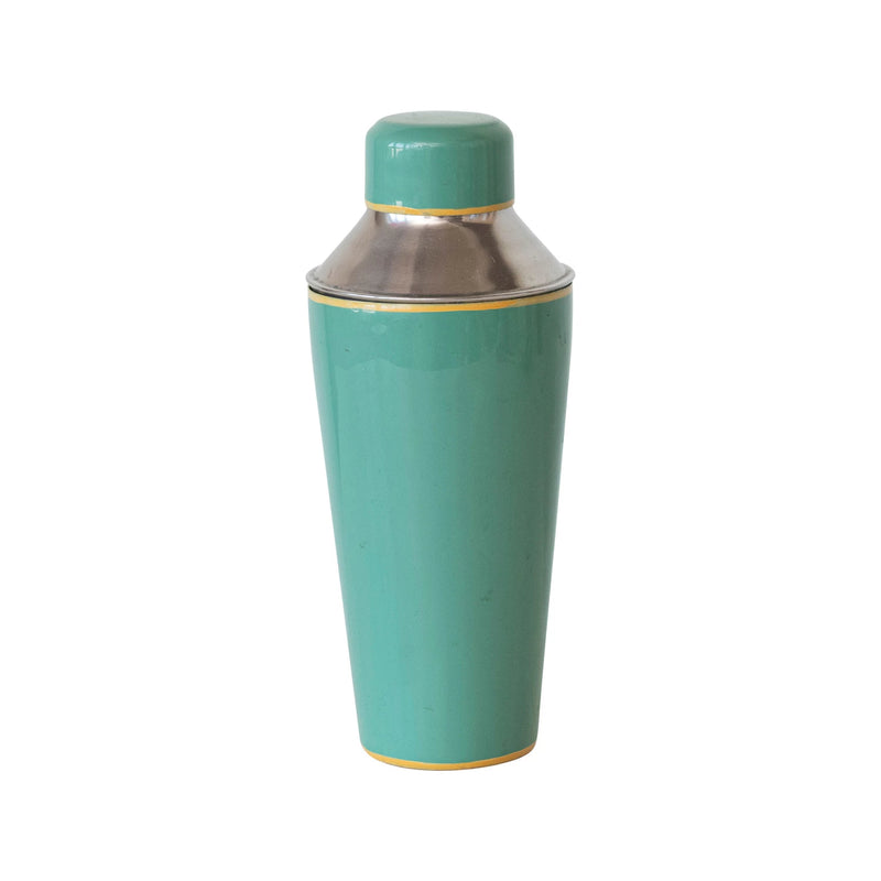 Enameled Stainless Steel Cocktail Shaker