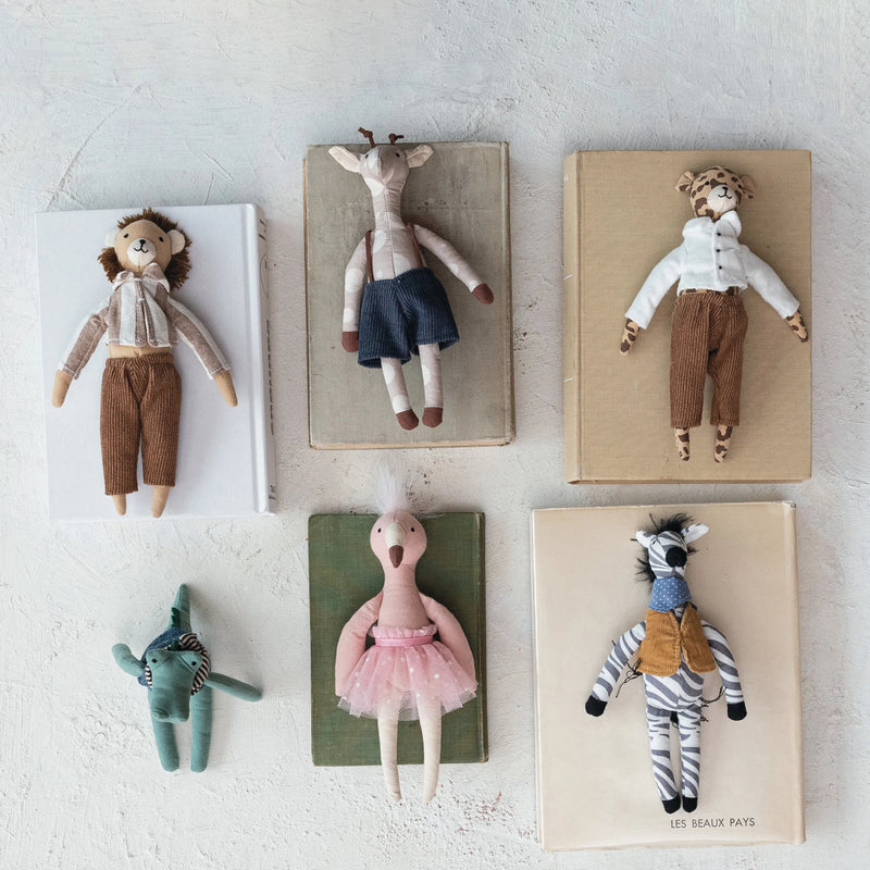 Plush Savannah Animal in Clothes (Assorted)