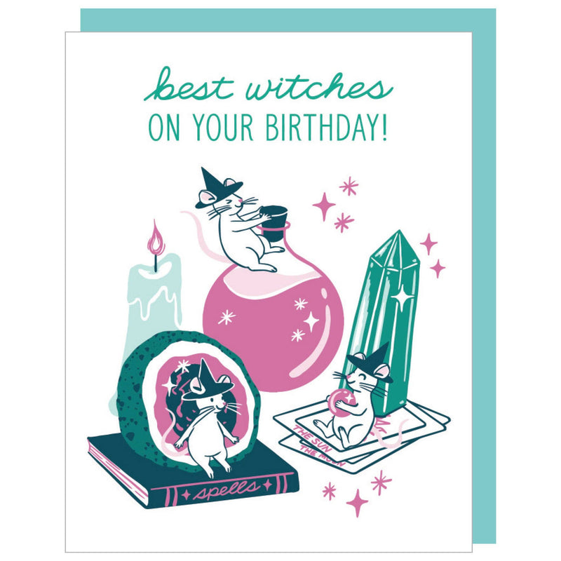 Magical Witches Birthday Card