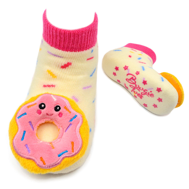 Donut Boogie Toes Rattle Socks