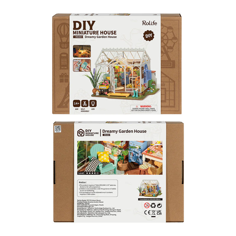 Dreamy Garden House DIY Miniature Kit