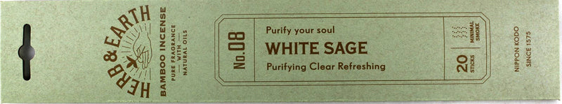 White Sage Incense - Nippon Kodo Herb & Earth