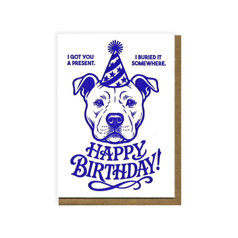 Party Dog Birthday Card
