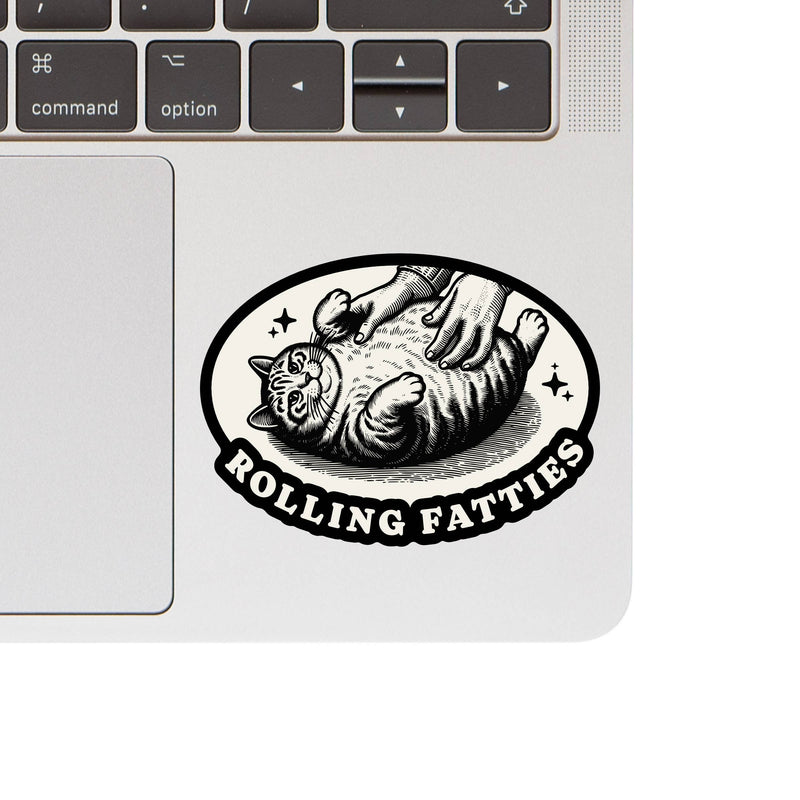 Rolling Fatties Fat Cat Sticker