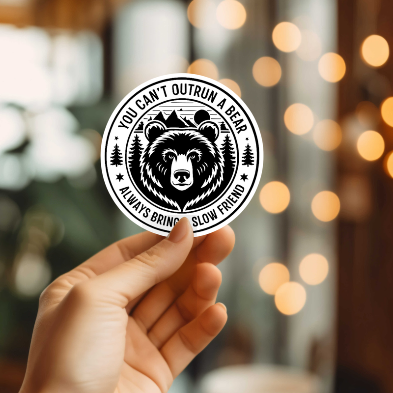 Bring A Slow Friend Sticker