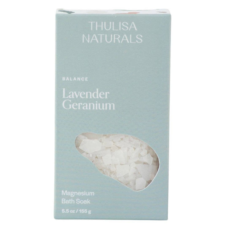 Lavender Geranium Aromatherapy Magnesium Bath Salt Soak