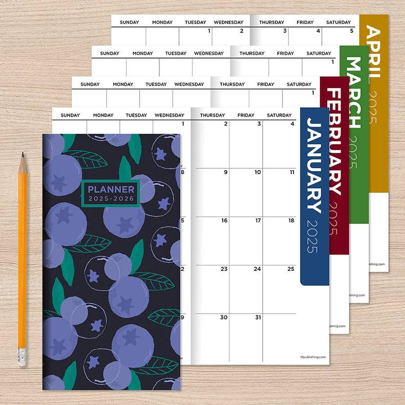 2025-2026 Blueberry Pocket Planner